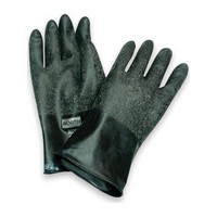 Honeywell B161/7 North 16 Mil Unsupported Butyl Glove With Smooth Finish And Beaded Cuff 11\" - Size 7